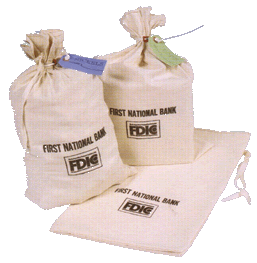 Brecon Knitting Mill, Woven Bags, Bank Bags